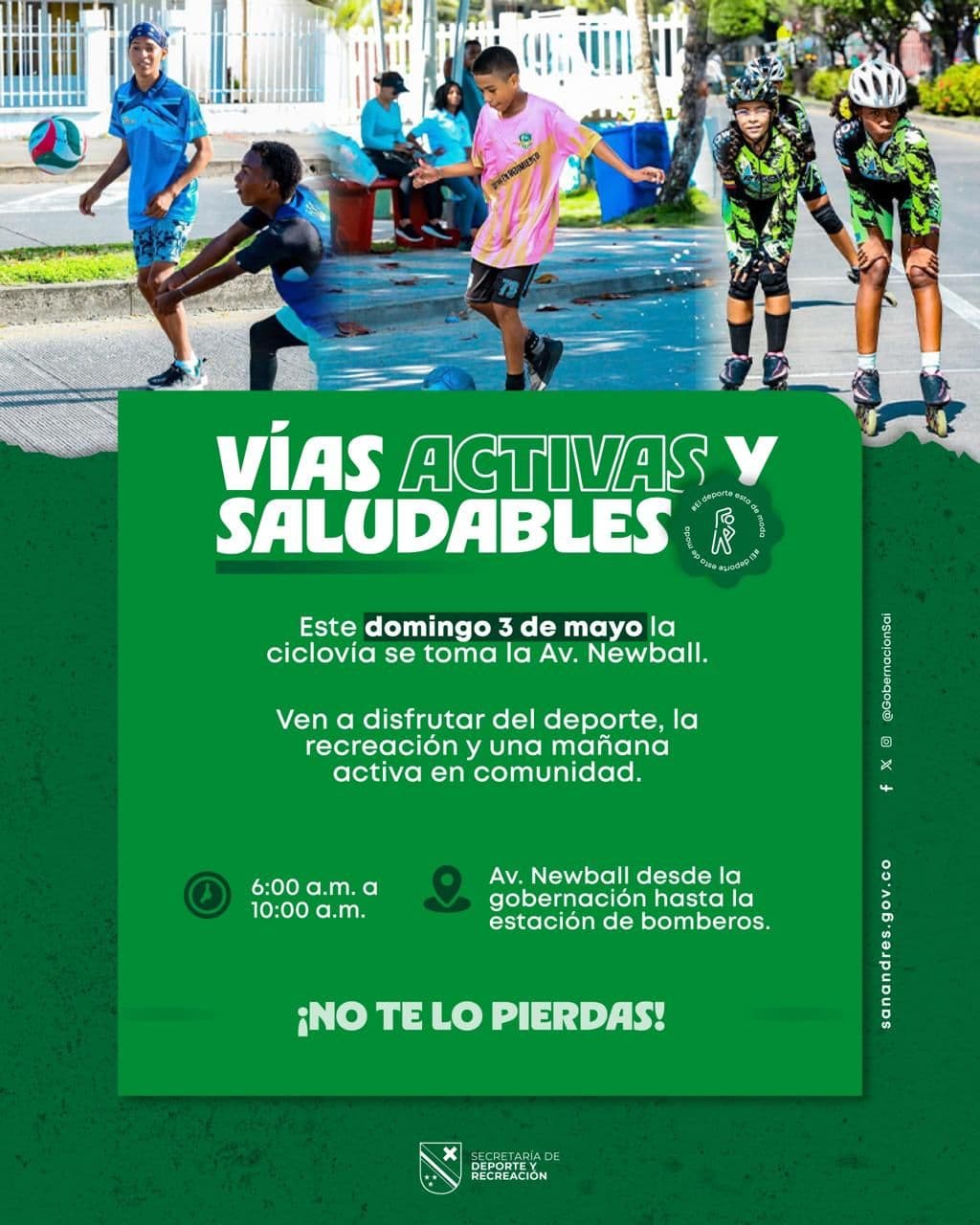 Avenida Newball abre sus puertas al deporte y la comunidad este domingo