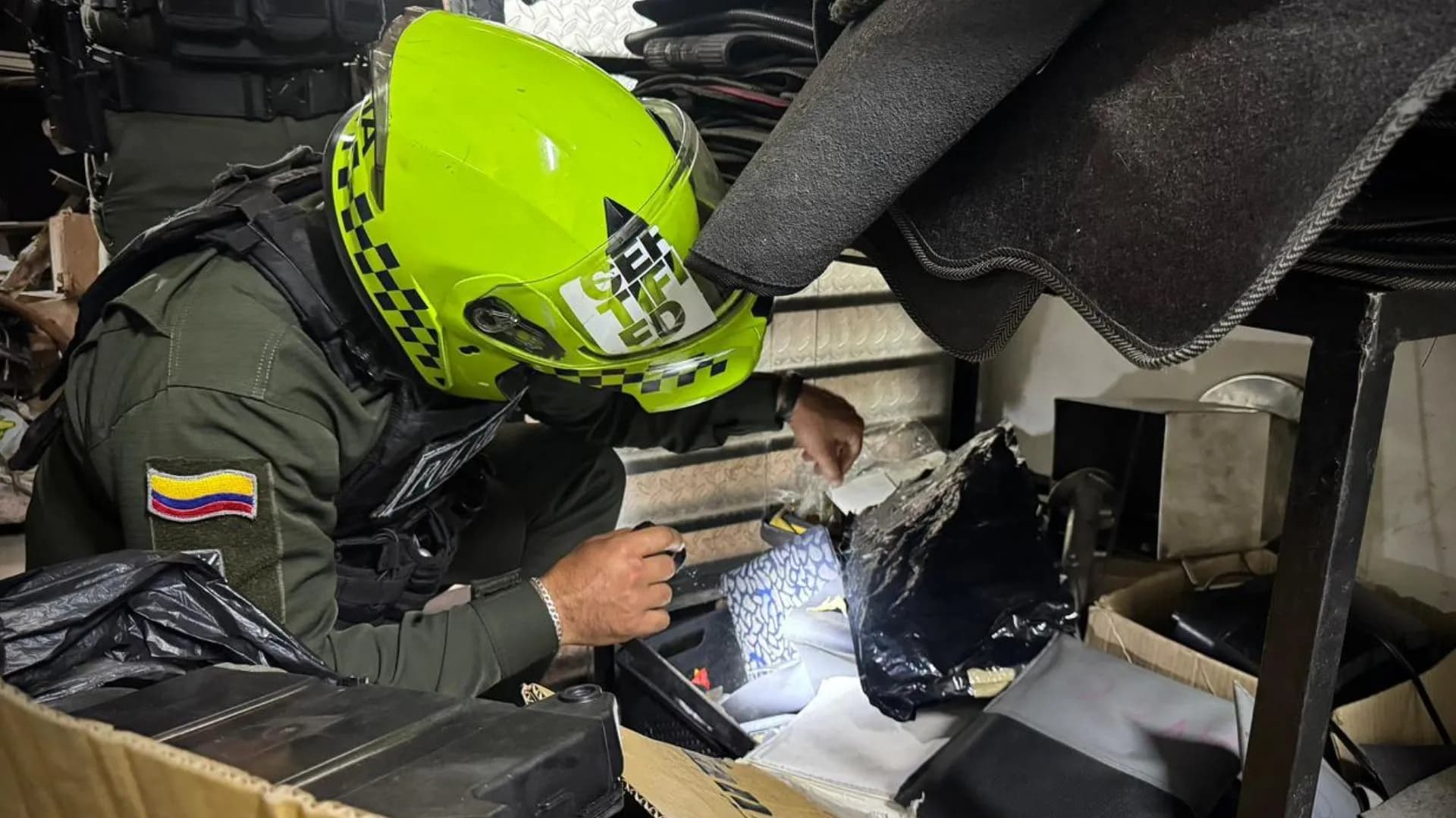 Operativo en el centro de Bogotá: 10 capturados y más de 6.000 dosis de droga incautadas