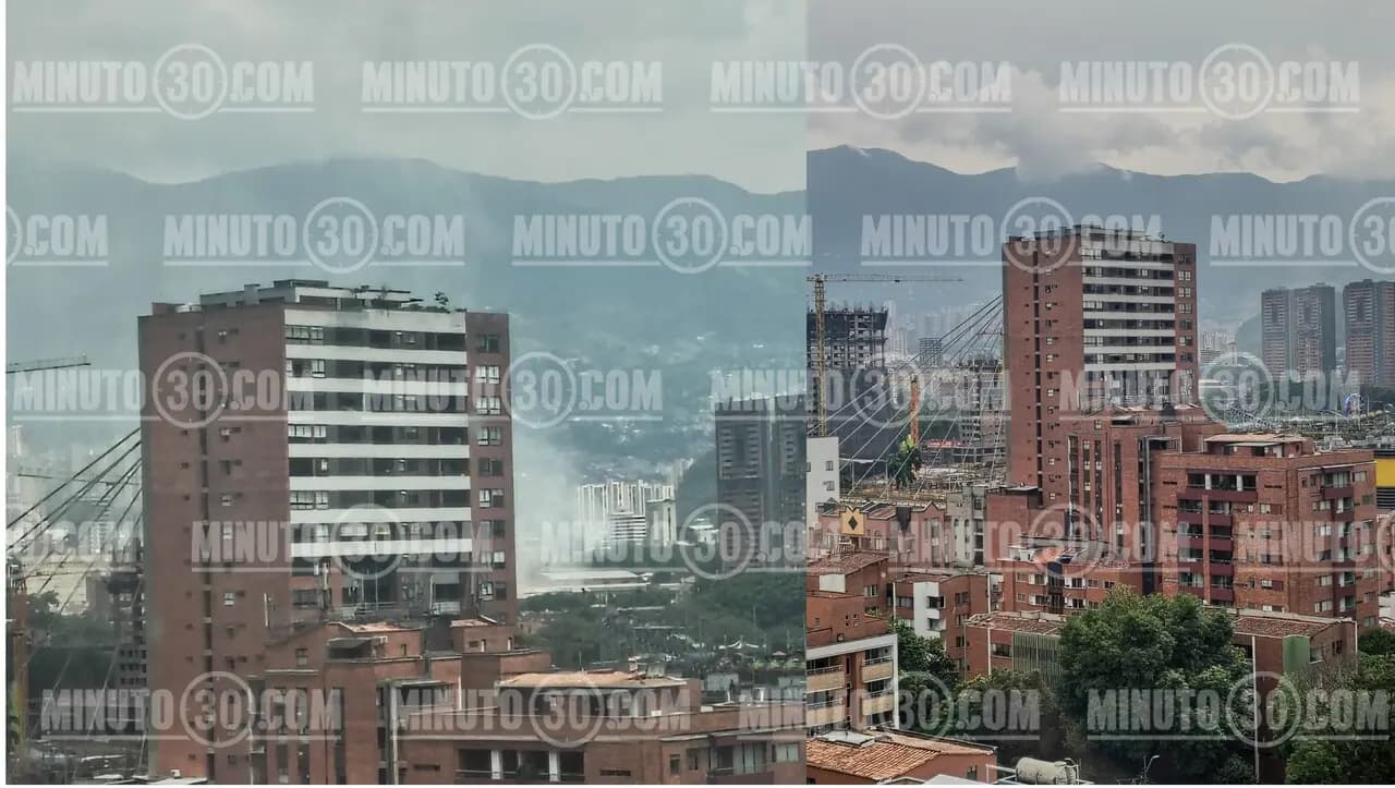 Bomberos controlan el 80% del incendio en fábrica de bicicletas en Itagüí