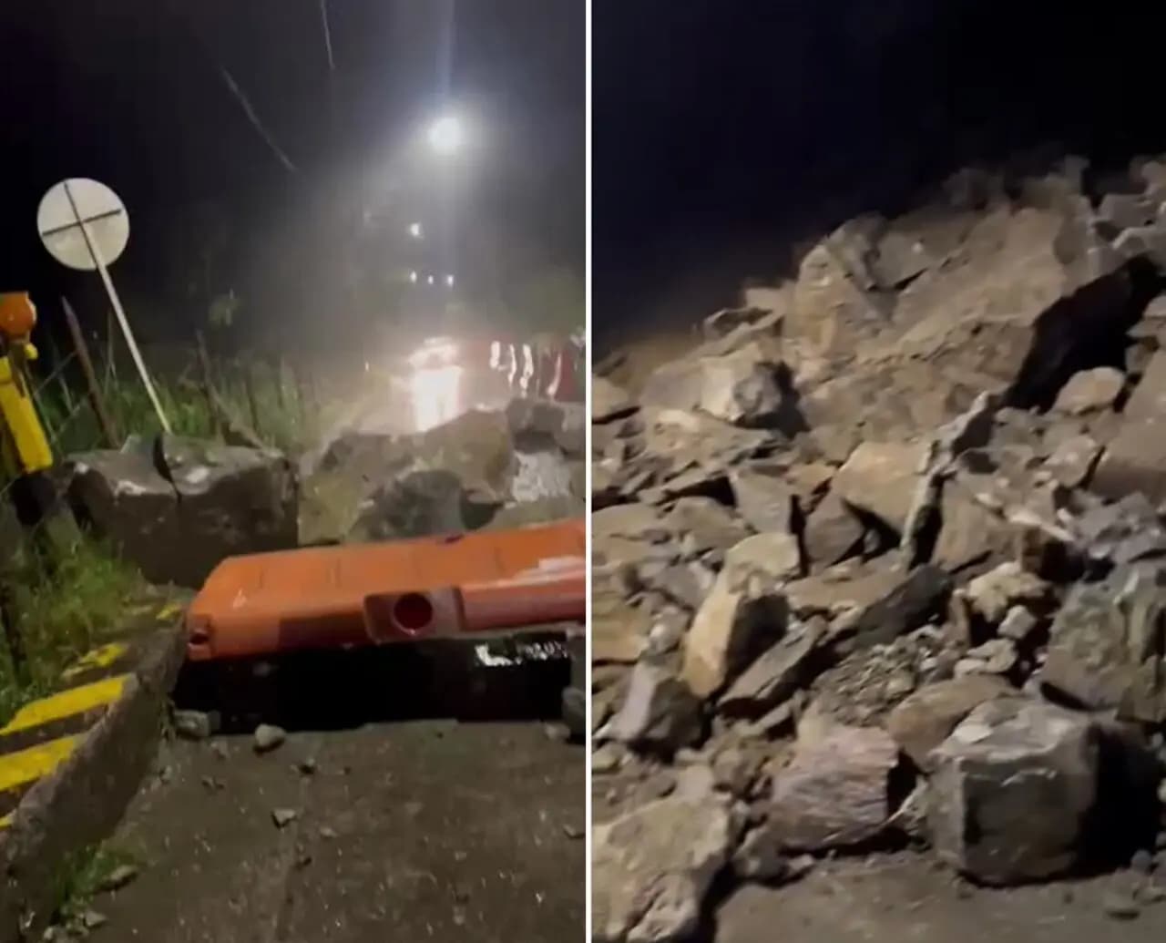 Vía a Santa Elena sigue cerrada por derrumbe: prepárate para demoras en Medellín