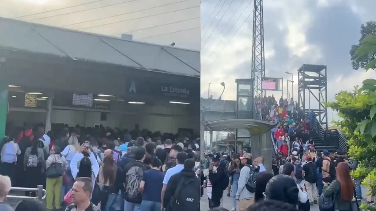 Metro de Medellín supera falla técnica en hora pico: recomendaciones para viajar sin inconvenientes