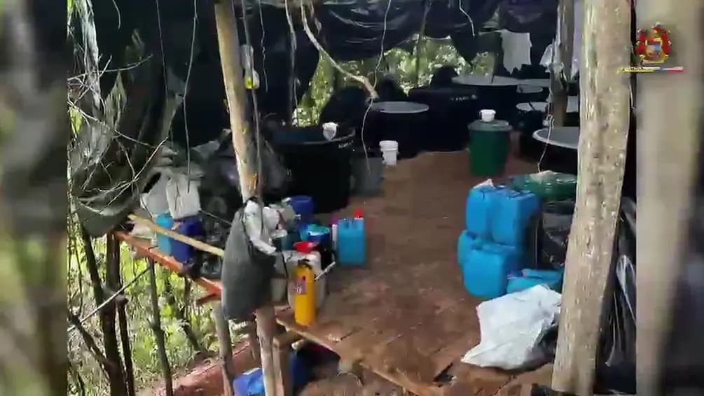 Ejército y Policía desmantelan mega laboratorio del ELN en Cesar con tres toneladas de cocaína