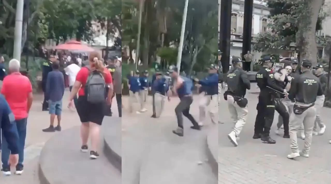 Procuraduría abre indagación por presunto uso excesivo de fuerza en operativo del parque Bolívar de Medellín