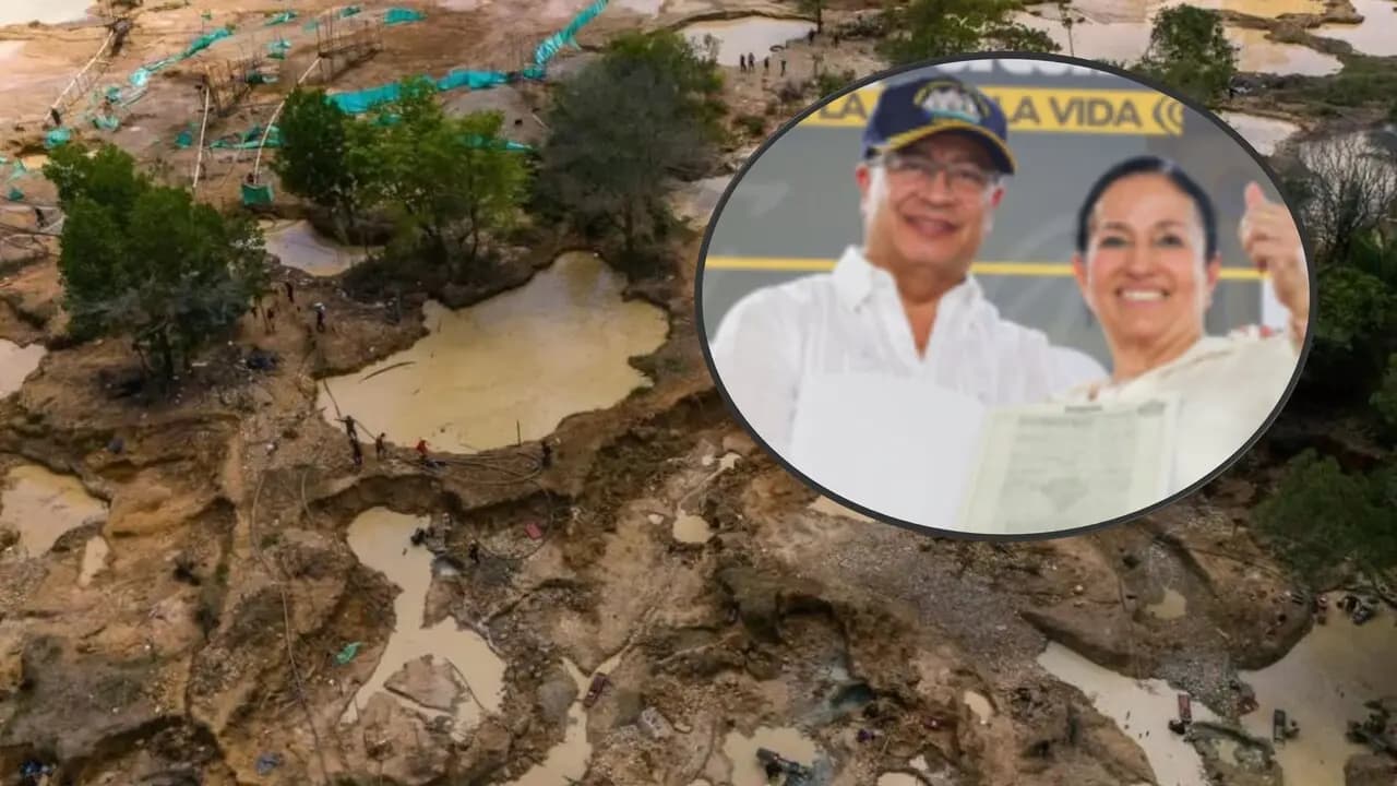 Petro entregó título de mina de oro donde opera presunta red ilegal junto a cuartel militar
