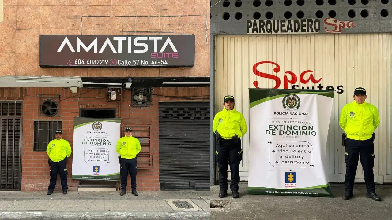 Medellín golpea a red de robo de servicios públicos con extinción de 42 bienes