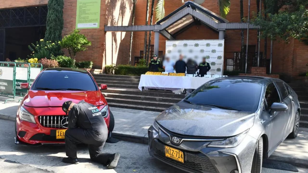 Golpe a 'Los Lisos': capturan banda que robaba carros de lujo con tecnología en Medellín