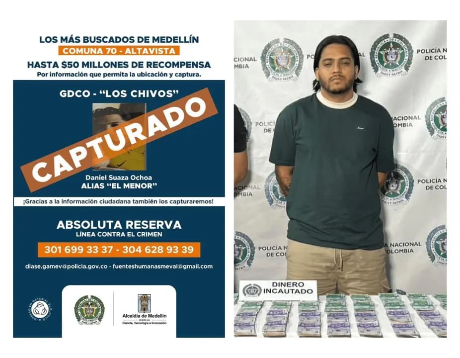 Capturan a alias "El Menor", cabecilla de "Los Chivos" que aterrorizaba a Altavista