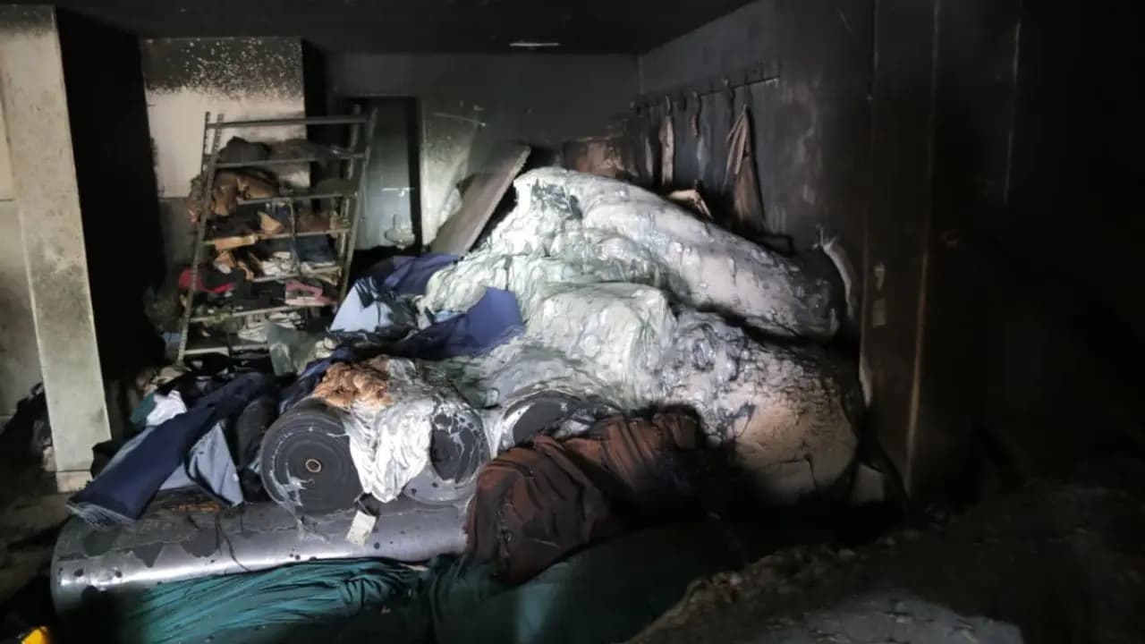 Hombre se lanza de quinto piso durante incendio intencional en Itagüí; capturan dos sospechosos