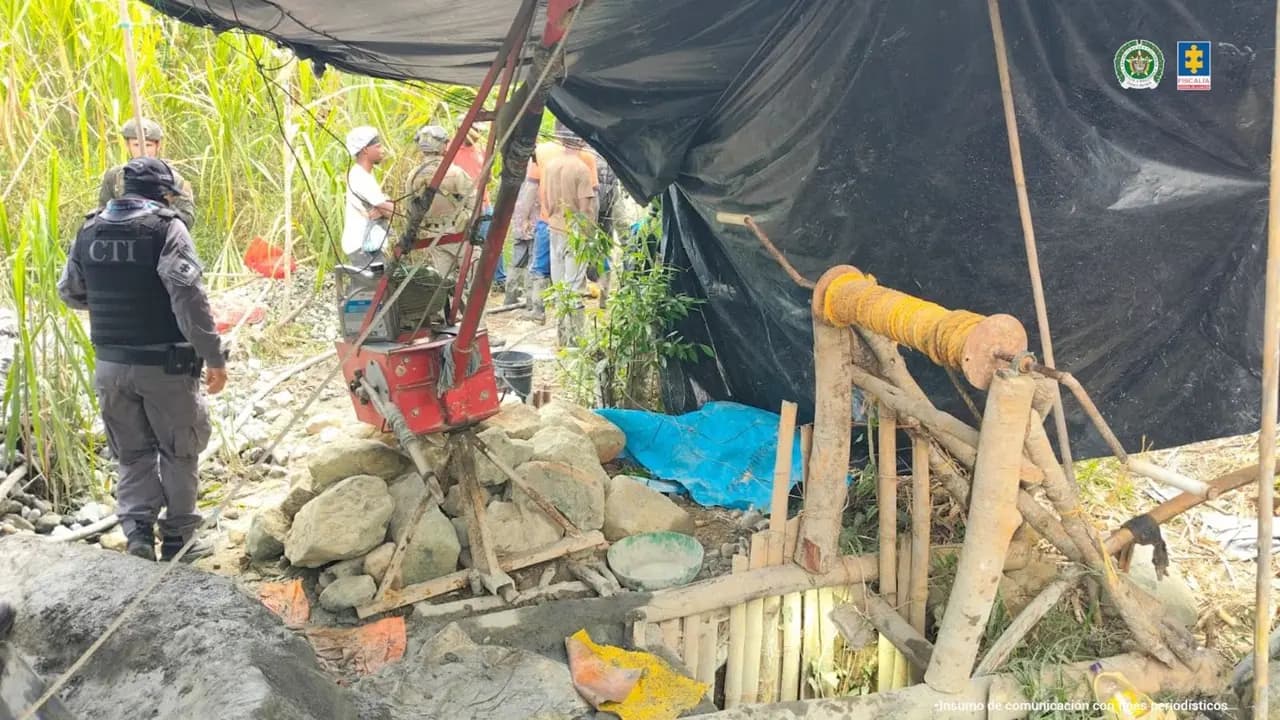 Capturan 11 mineros ilegales en Cauca: enfrentan cargos por ecocidio y contaminación ambiental