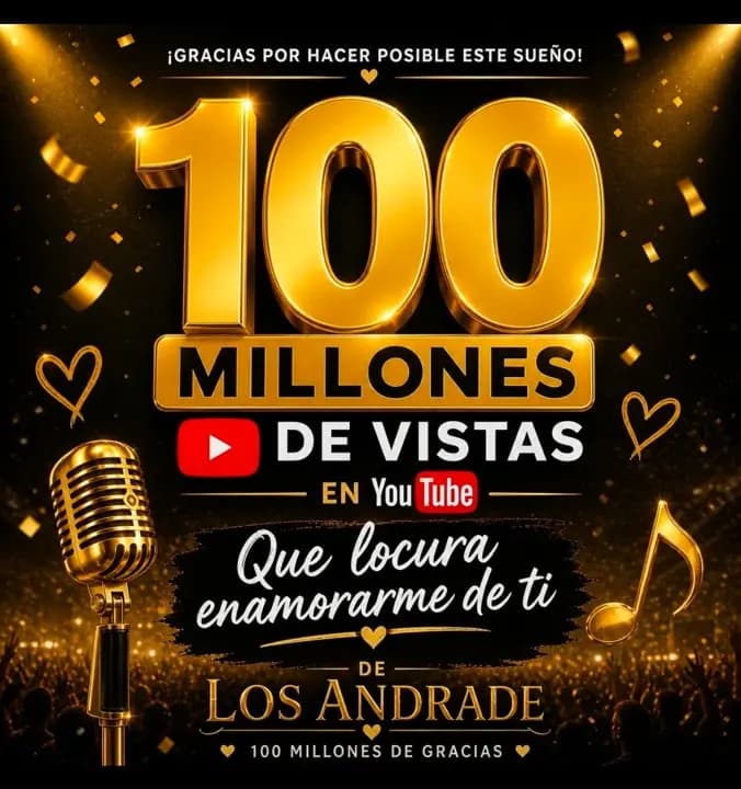 Los Hermanos Andrade llegan a 100 millones de visualizaciones con un tema de hace 12 años