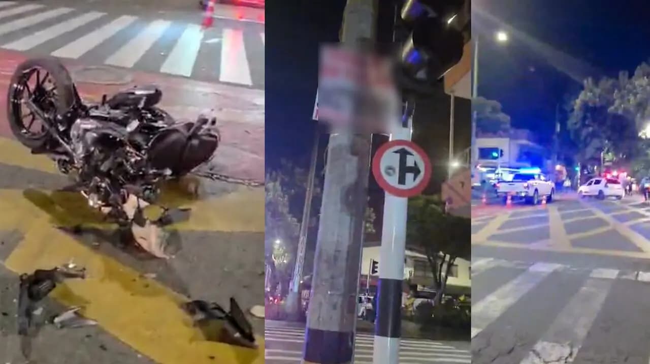 Un giro prohibido en San Juan deja dos motociclistas heridos, uno en estado grave