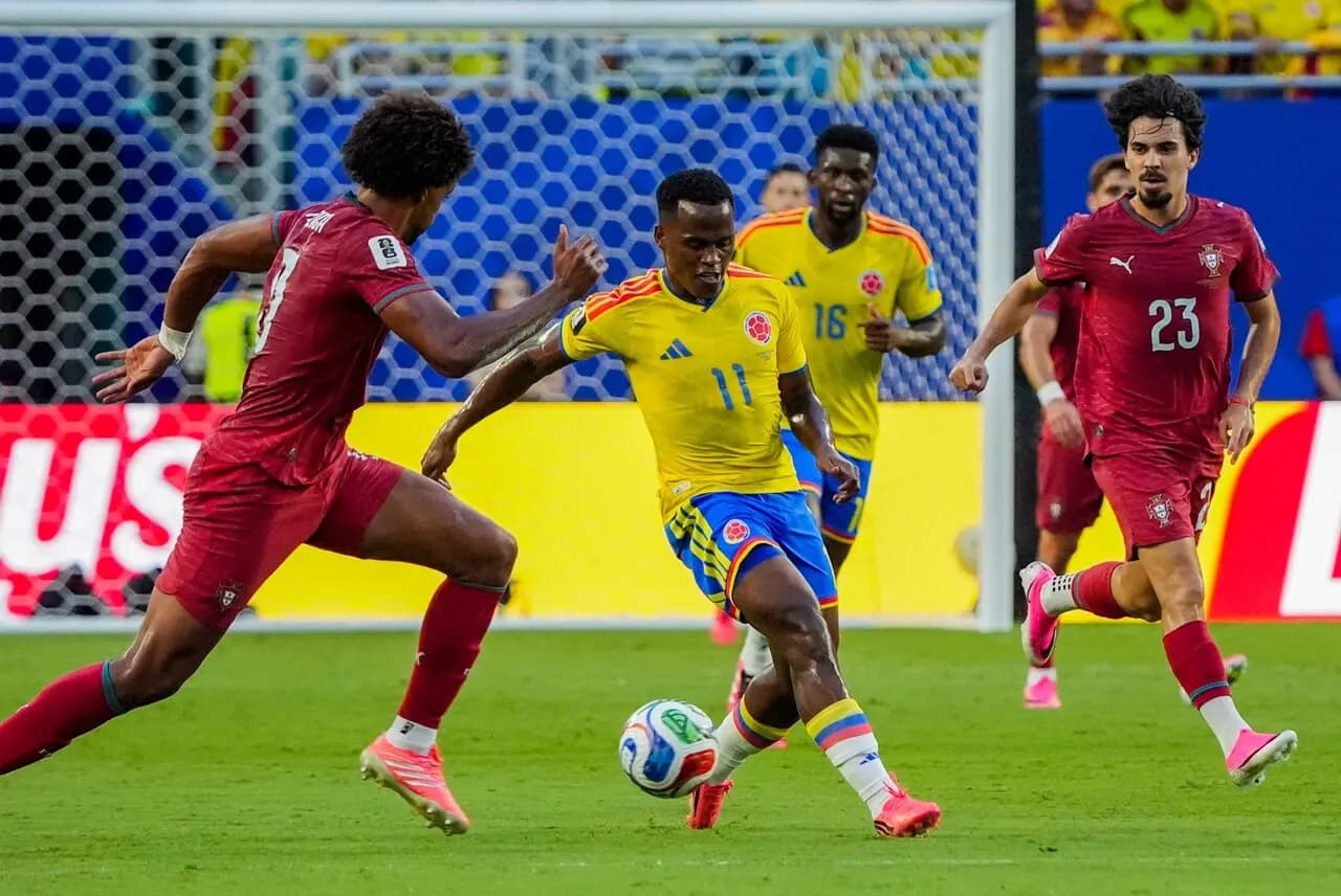 Colombia líder del grupo tras empate con Portugal y ya conoce su próximo rival