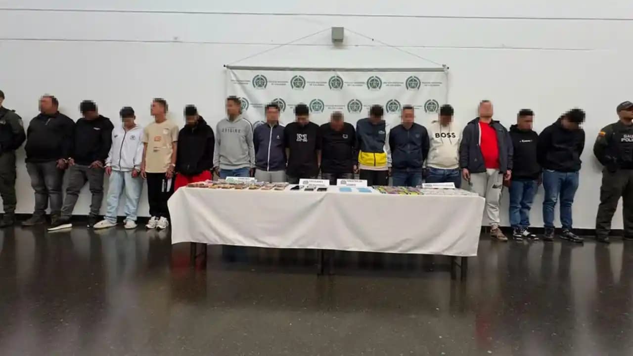 Capturan 15 integrantes del grupo San Pablo acusados de extorsiones y secuestros en Medellín
