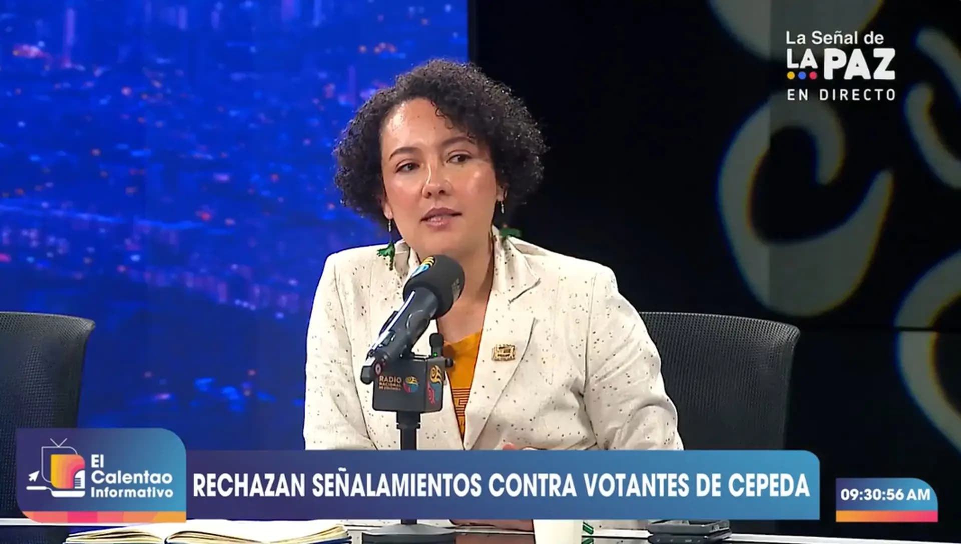 Senadora Zuleta no compareció ante la Corte Suprema: estaba en directo por televisión