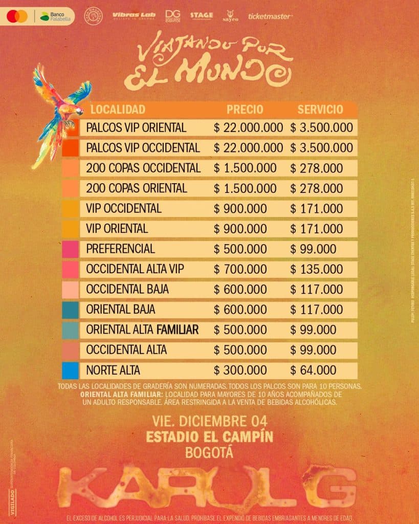 Karol G amplía su 'Tropitour' en Bogotá: suma dos fechas más por alta demanda