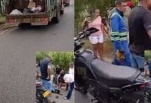 Operario de aseo cayó del camión en Ciénaga de Oro y quedó inconsciente