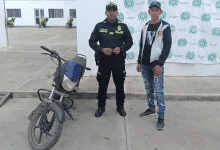 Policía en Cereté recupera moto robada en pocas horas frente al hospital