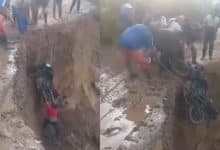 Motociclista sobrevive milagrosamente tras caer seis metros en quebrada de Tierralta