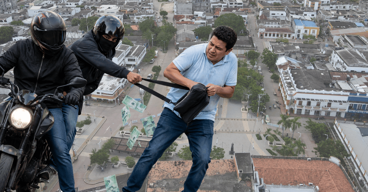 Roban 27 millones a un ciudadano en el centro de Lorica tras salir de un banco