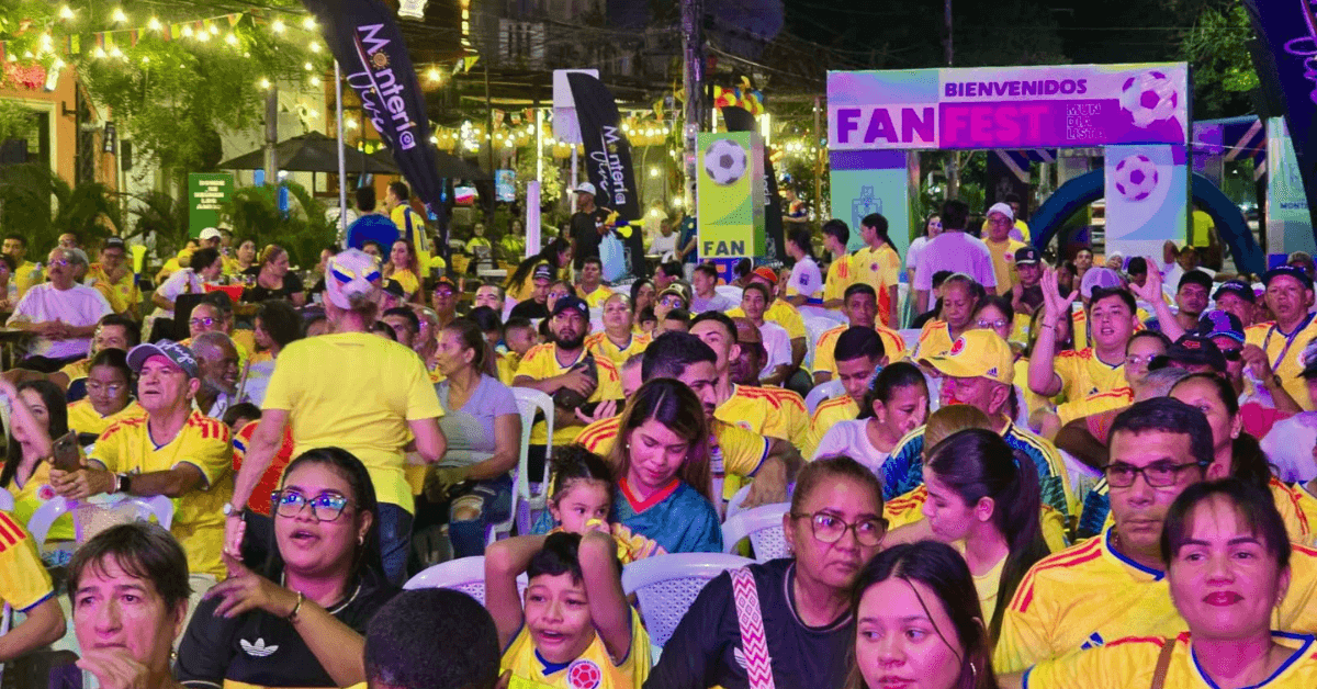 Montería duplica espacios para el Fan Fest: dos puntos para animar a Colombia contra Portugal