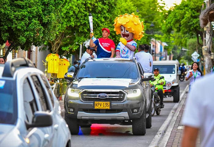 La antorcha parasuramericana enciende la esperanza en Valledupar