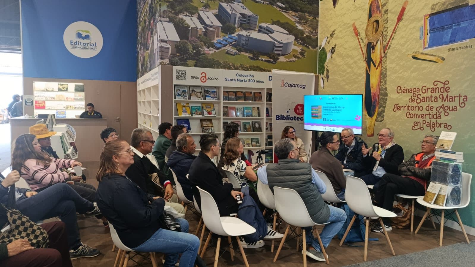 Cajamag presenta "Tertulias Samarias" en la Feria del Libro para rescatar la historia de Santa Marta