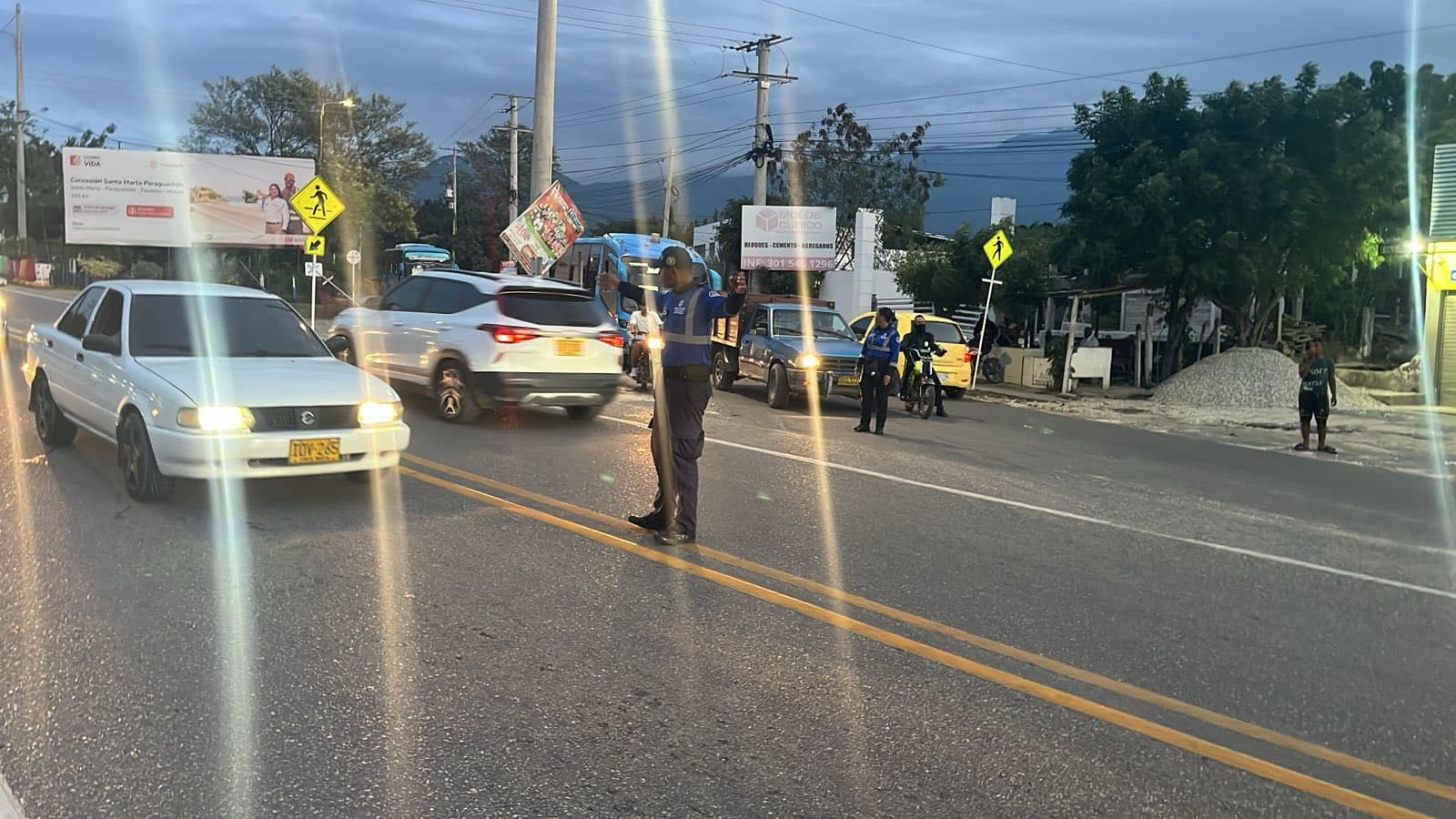 Una semana de sanciones en Santa Marta: 349 conductores multados por infracciones viales