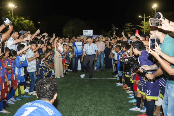 Santa Marta inaugura cancha renovada en La Esperanza para niños y jóvenes de la zona