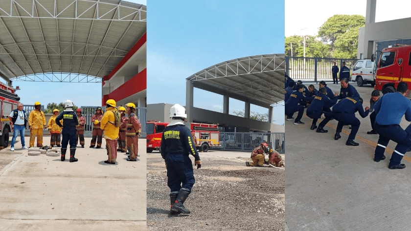En Fonseca capacitan bomberos de La Guajira en curso de nivel básico