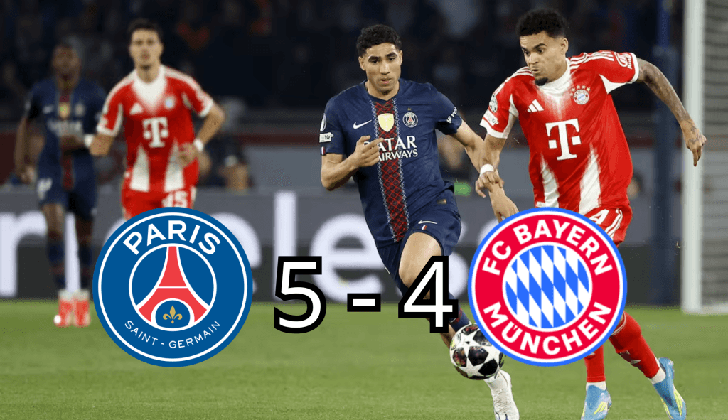 PSG gana 5-4 al Bayern en semifinal de ensueño con Luis Díaz como protagonista