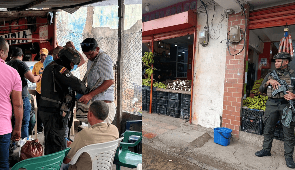 Carabineros refuerza seguridad en el Mercado Viejo de Riohacha con operativo integral
