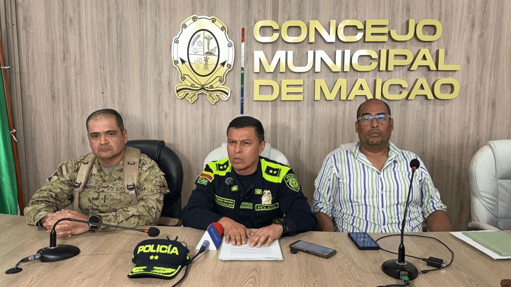 Maicao refuerza seguridad con 60 policías y 200 millones de recompensa tras hechos violentos