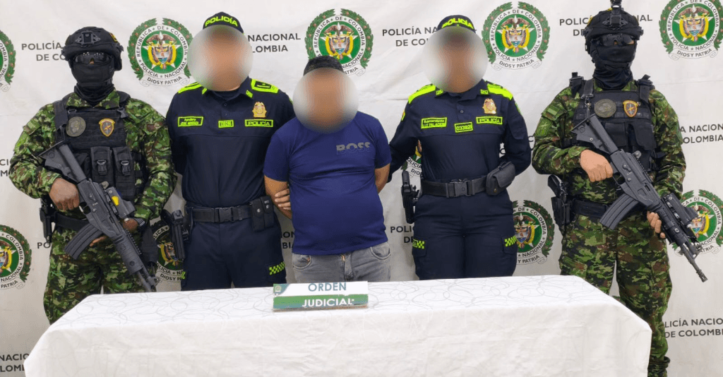 Capturan a 'Chicharrón', coordinador de sicarios del Clan del Golfo en Montería