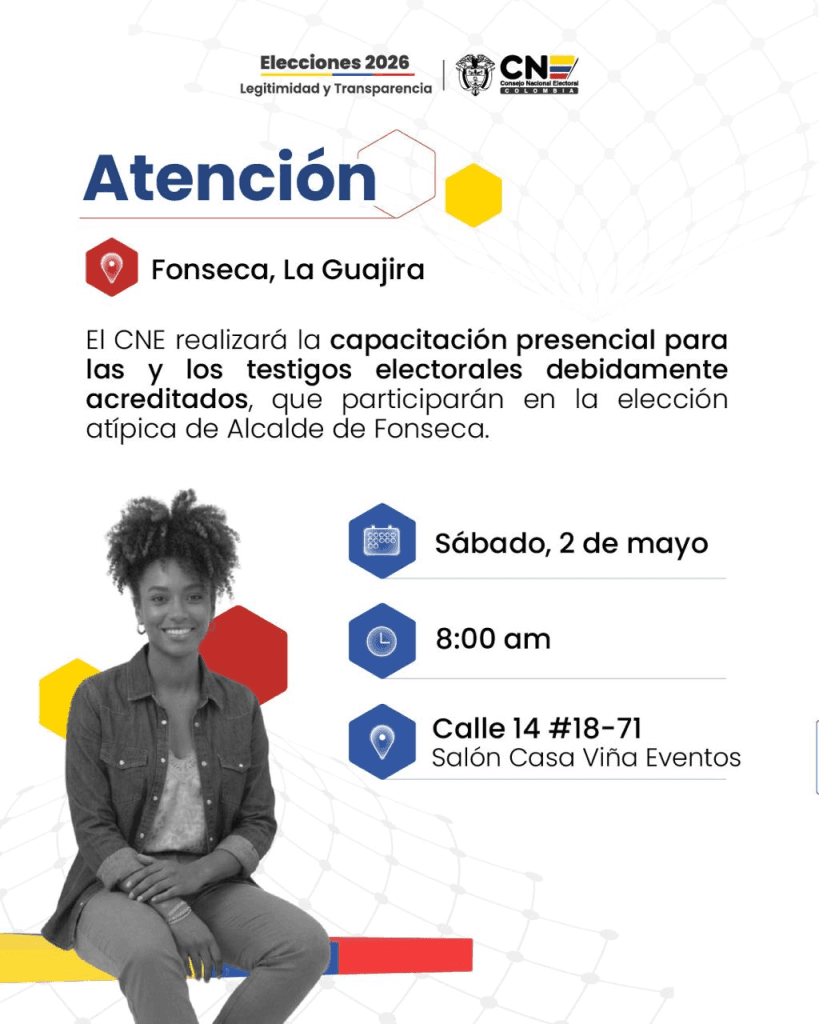 CNE prepara testigos electorales en Fonseca para garantizar elecciones transparentes