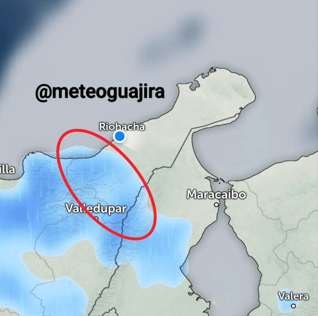 La Guajira tendrá clima variable esta semana: miércoles seco, lluvia en el fin de semana