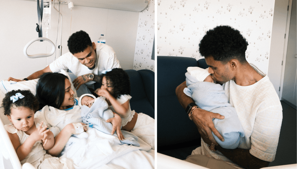 Luis Díaz celebra el nacimiento de su primer hijo varón, Fernando, en medio de su temporada con el Bayern