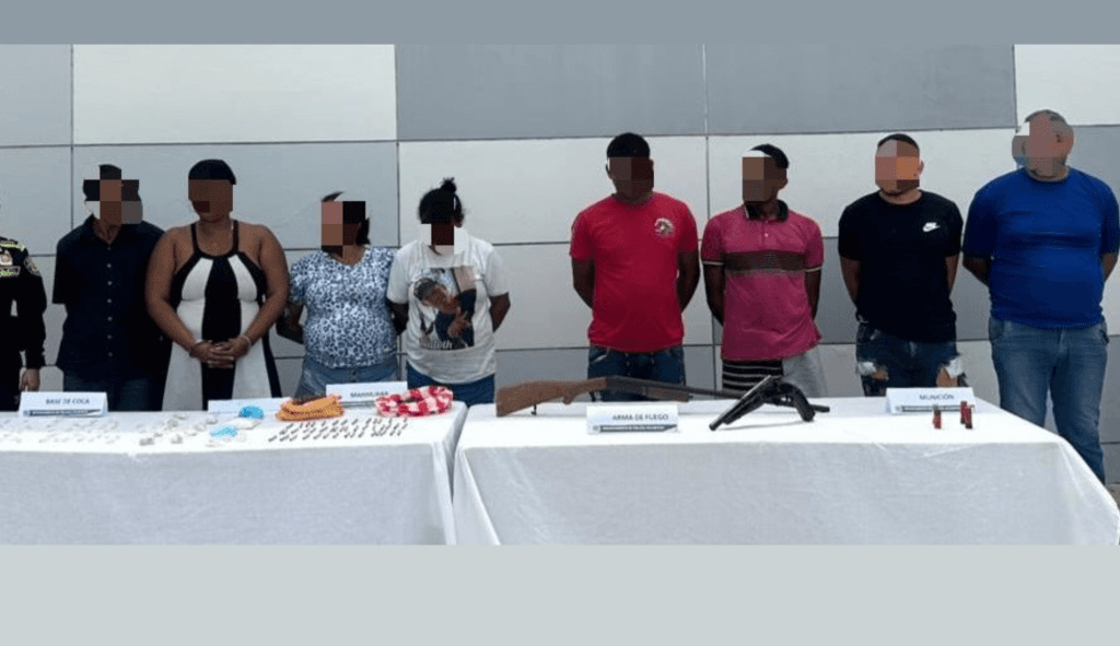 Ocho capturados en golpe simultáneo contra bandas criminales del Atlántico