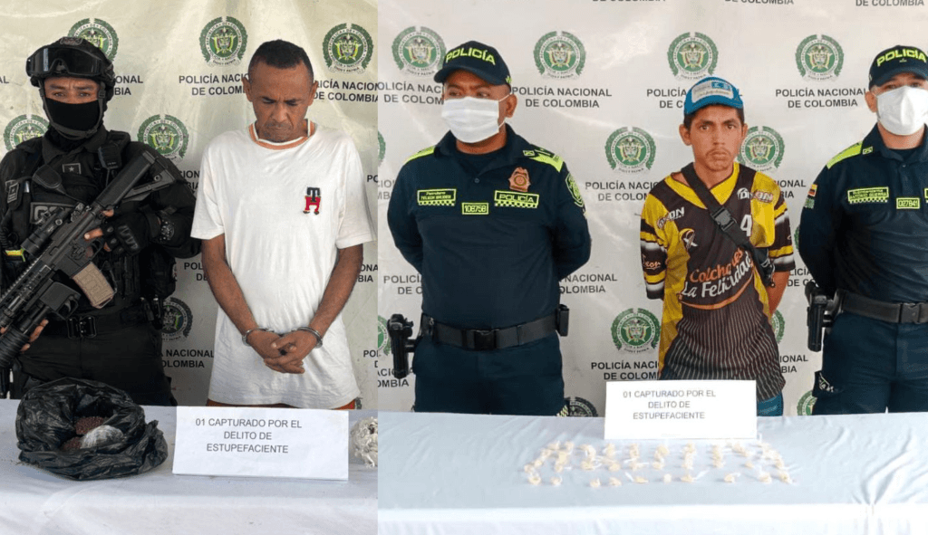 Capturan a dos venezolanos en Maicao con droga lista para vender en la calle