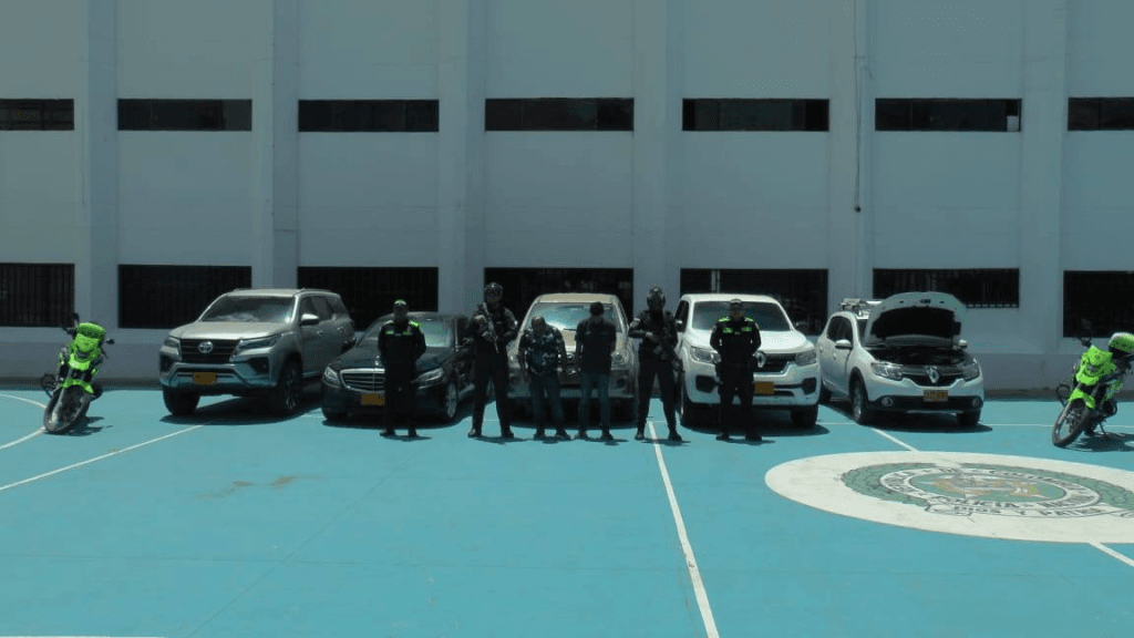 Policía recupera cuatro vehículos de lujo en menos de 24 horas en Riohacha