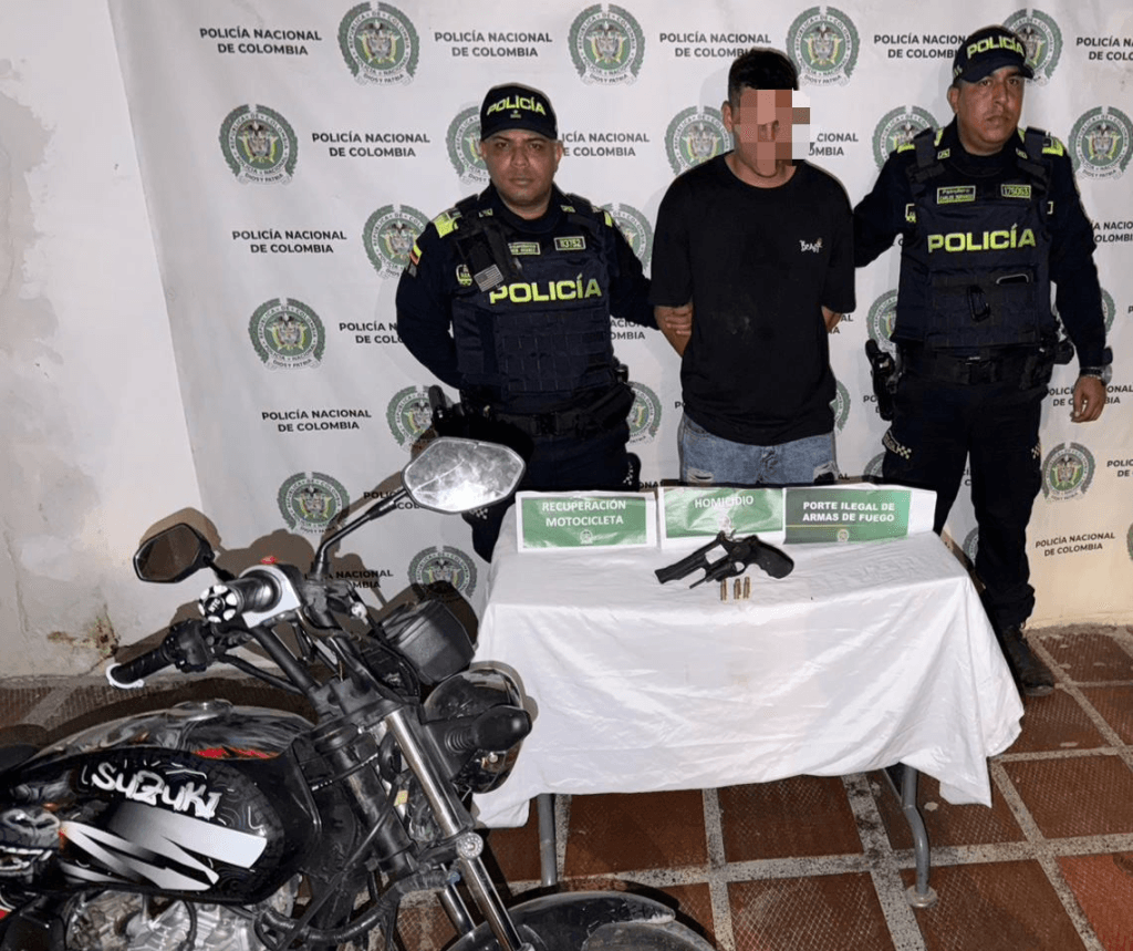 Policía captura cuatro presuntos asesinos en Sabanagrande tras enfrentamiento armado
