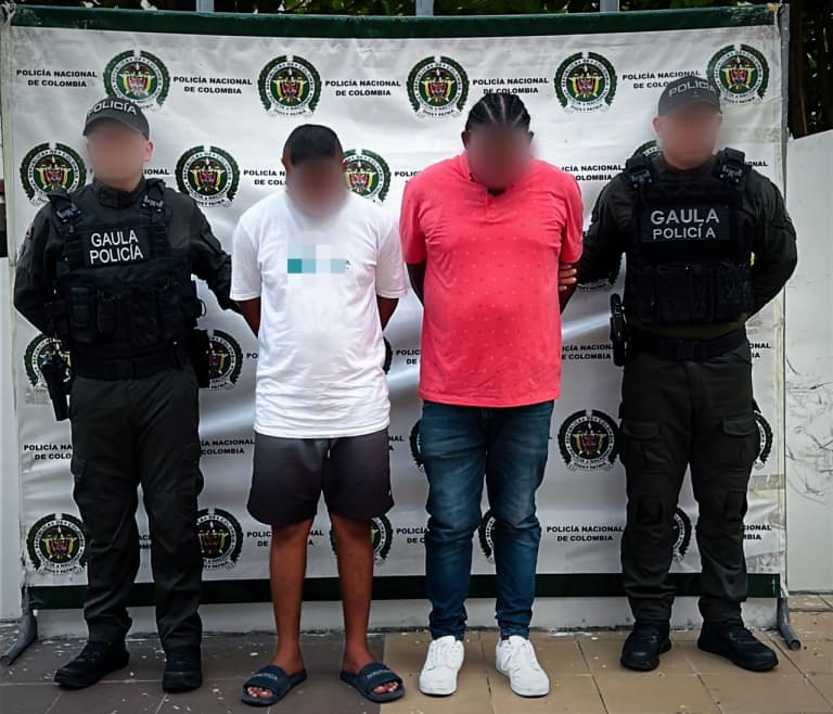 Capturan a falsos miembros del Clan del Golfo que extorsionaban turistas en Cartagena