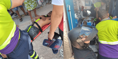 Dos motociclistas resultan heridos en choque en Riohacha; causas aún bajo investigación