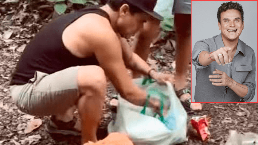 Silvestre Dangond limpia el río de su pueblo y clama por conciencia ambiental