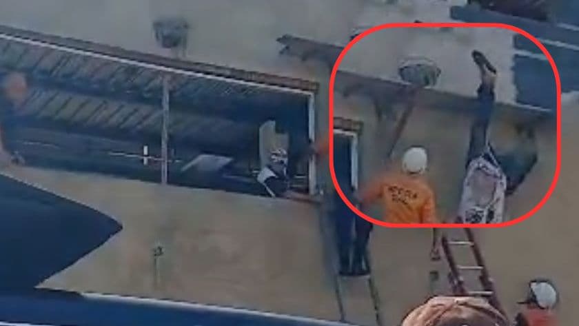 Albañil muere electrocutado en obra del centro comercial de Motatán, Trujillo