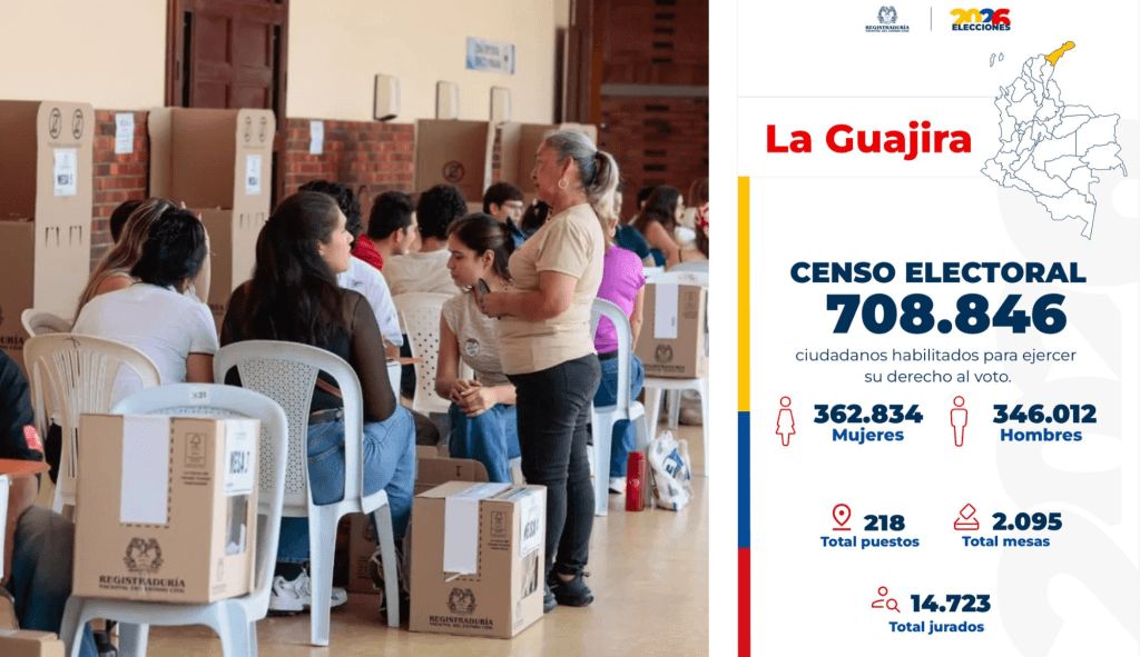 Más de 708 mil guajiros listos para votar en la segunda vuelta presidencial