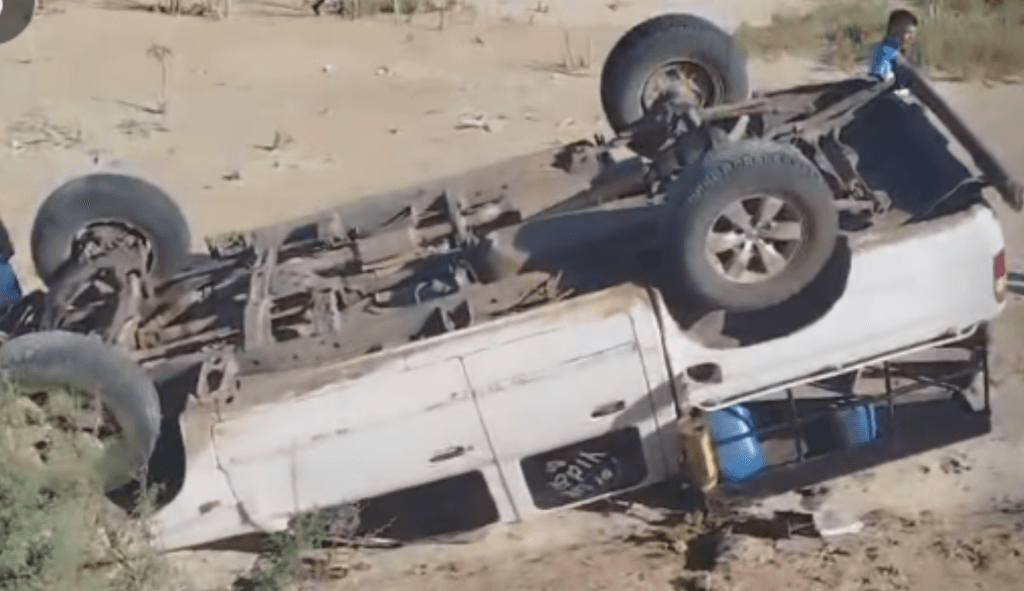Accidente en la vía Manaure-Mayapo deja solo daños materiales en La Guajira