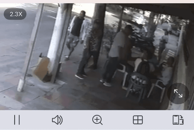 Video de seguridad capta el asesinato del delincuente alias "El Toro" en Barranquilla