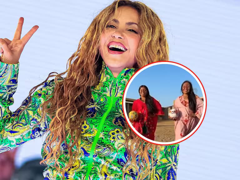 Jóvenes wayúu le piden a Shakira que las lleve al Mundial 2026