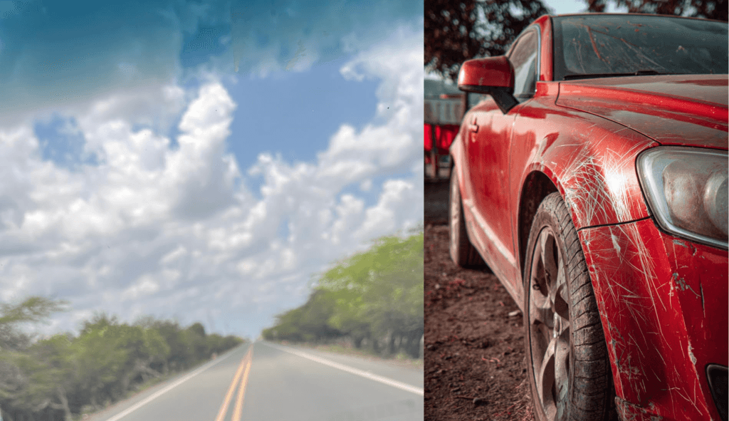 Atraco violento en la vía Maicao-Riohacha deja comerciantes heridos y sin vehículo