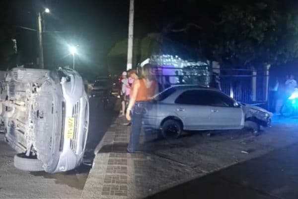 Docente se salva en accidente navideño en Fonseca tras posible microsueño